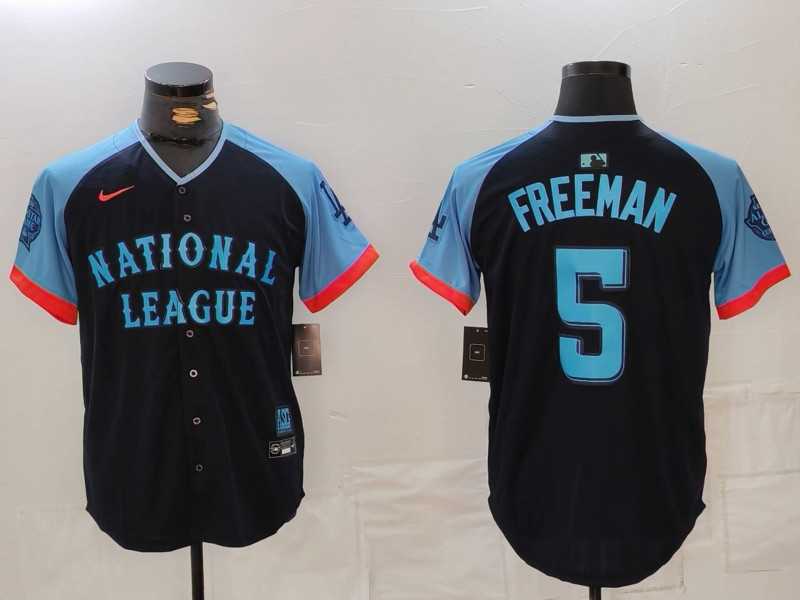 Men%27s Los Angeles Dodgers #5 Freddie Freeman Navy 2024 All Star Limited Stitched Jersey->2024 mlb all-star->MLB Jersey